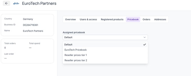 company-pricebook